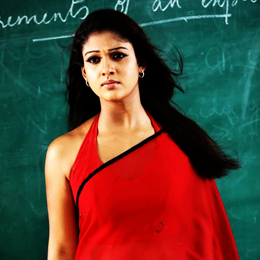 Nayanthara –  vintage hot pic in red saree