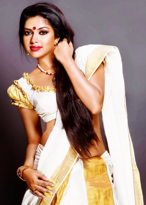 Amala Paul - White saree